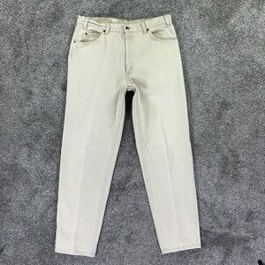 Levis 550 Orange Tab Relaxed Fit Tapered Leg Denim Jeans Mens 38x34 USA Made